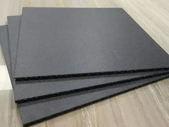 pp honeycomb sheet black