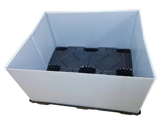 Blow molded enclosure box